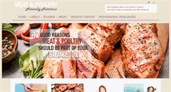 Desktop Screenshot of meatpoultrynutrition.org