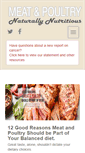 Mobile Screenshot of meatpoultrynutrition.org