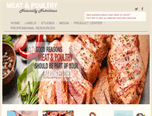 Tablet Screenshot of meatpoultrynutrition.org